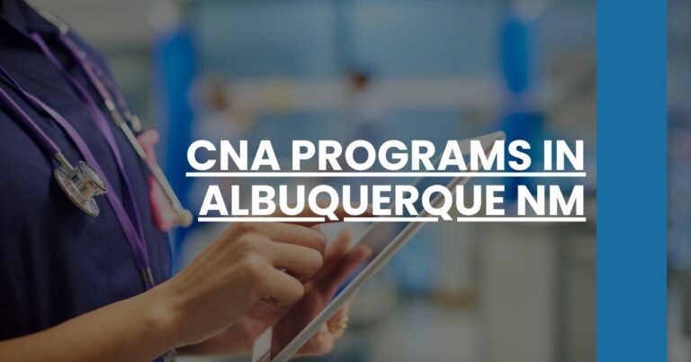 CNA Programs in Albuquerque NM Feature Image