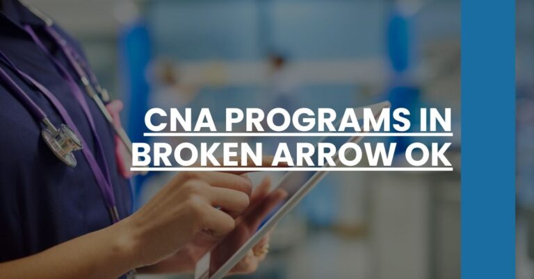 CNA Programs in Broken Arrow OK Feature Image