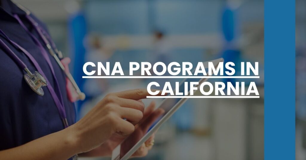 CNA Programs in California Feature Image