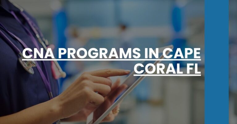 CNA Programs in Cape Coral FL Feature Image