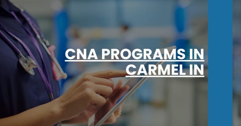 CNA Programs in Carmel IN Feature Image