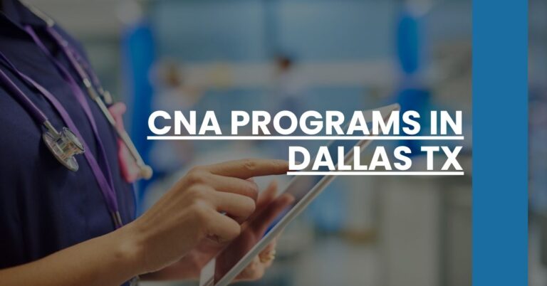 CNA Programs in Dallas TX Feature Image
