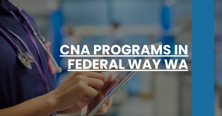CNA Programs in Federal Way WA Feature Image