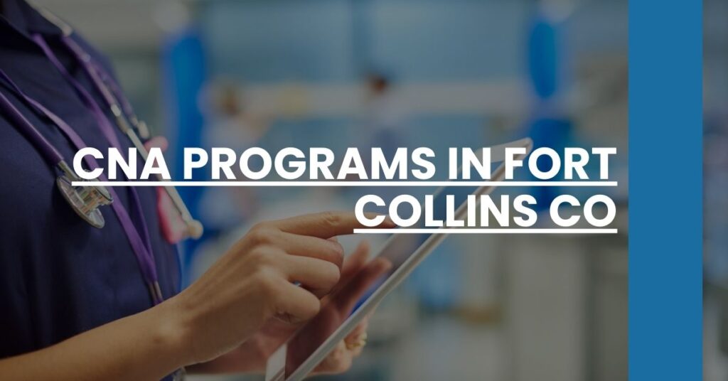 CNA Programs in Fort Collins CO Feature Image