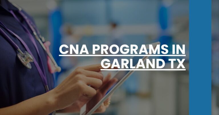 CNA Programs in Garland TX Feature Image