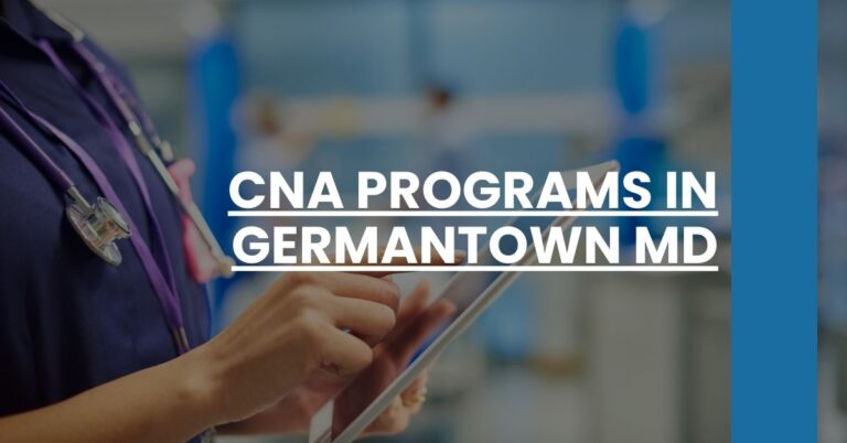 CNA Programs in Germantown MD Feature Image