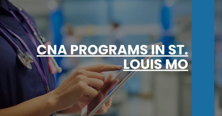 CNA Programs in St. Louis MO Feature Image