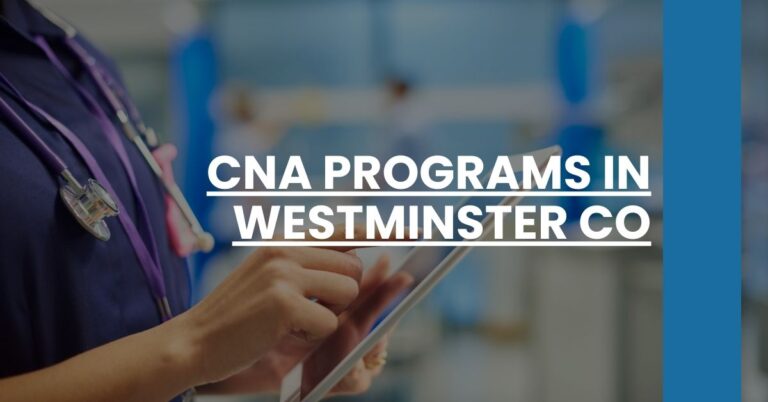 CNA Programs in Westminster CO Feature Image