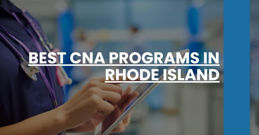 Best CNA Programs in Rhode Island Feature Image