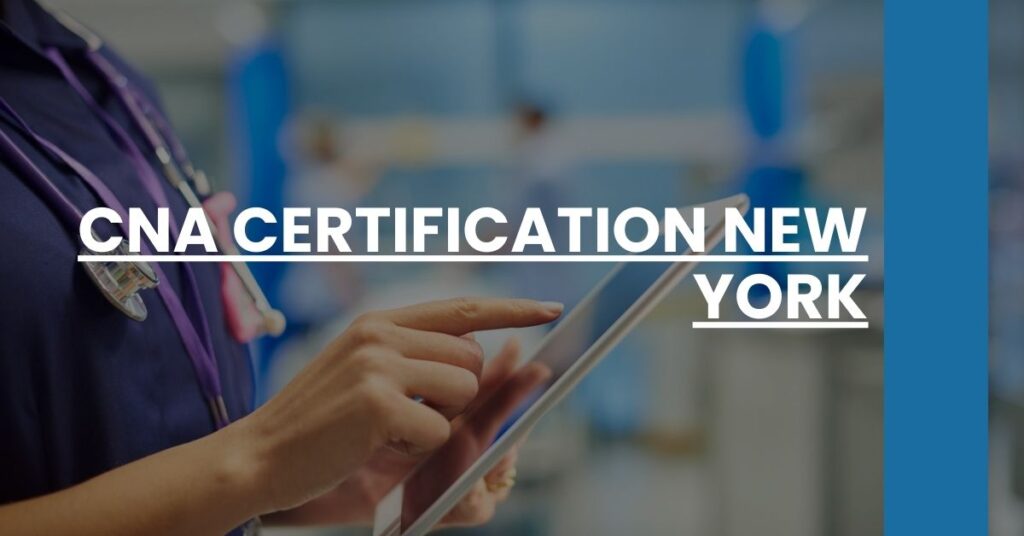 CNA Certification New York Feature Image