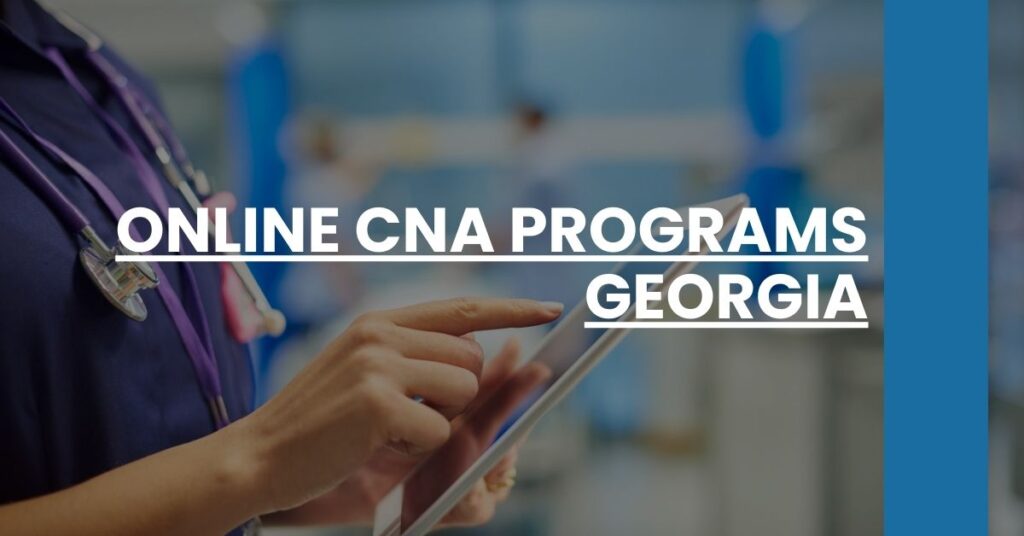 Online CNA Programs Georgia Feature Image